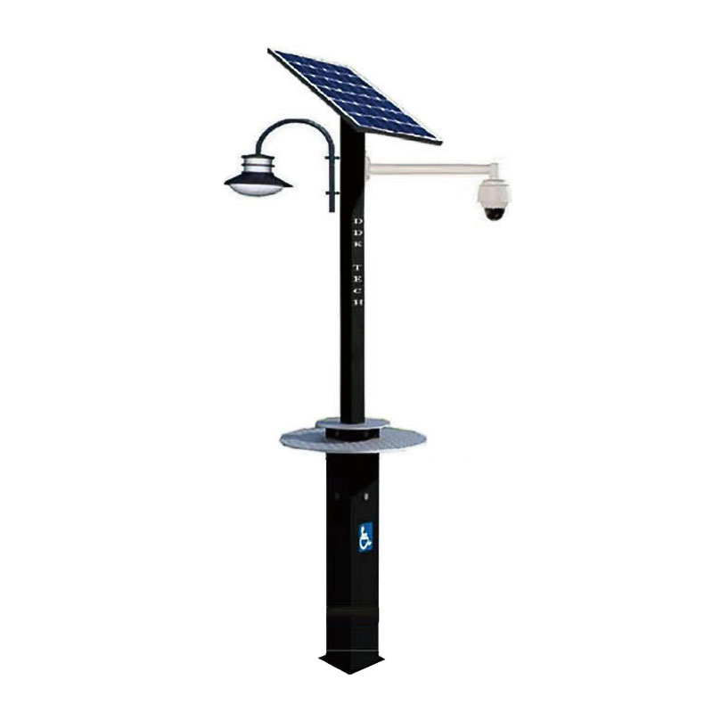 DDK-GB2000 prispôsobená solárna nabíjacia stanica s CCTV a lampami