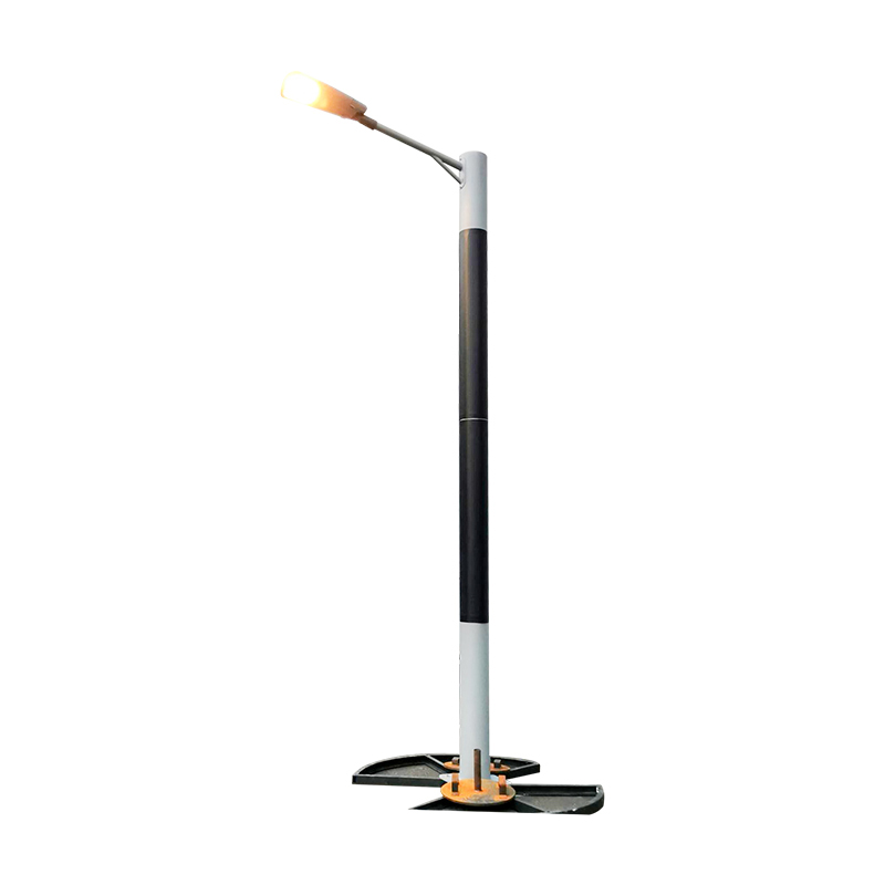 DDK-SSPL-2000 Valcový solárny stĺp s jedným/dvojitým ramenom a pouličné LED lampy